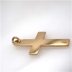 James Avery Plain Latin Cross 14K Yellow Gold Pendant